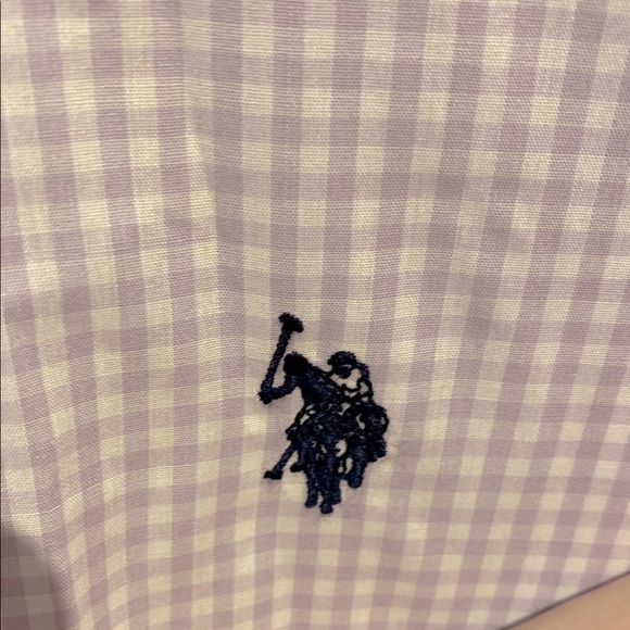 U.S. Polo Assn. Men's Purple Checkered Shirt - Picture 6 of 6